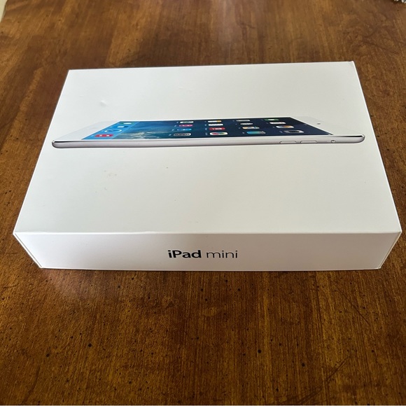 Box for Apple iPad Mini (BOX ONLY) Model A1489 with Apple Stickers - Picture 3 of 5